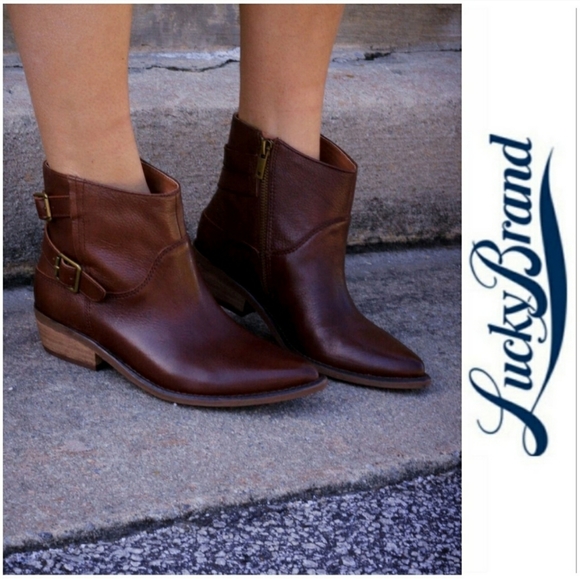 Lucky Brand Shoes - Lucky Brand Buckle Strap Booties